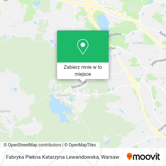 Mapa Fabryka Piekna Katarzyna Lewandowska