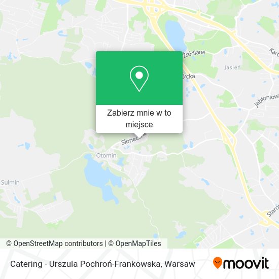 Mapa Catering - Urszula Pochroń-Frankowska