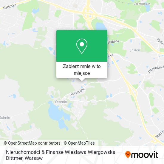 Mapa Nieruchomości & Finanse Wiesława Wiergowska Dittmer