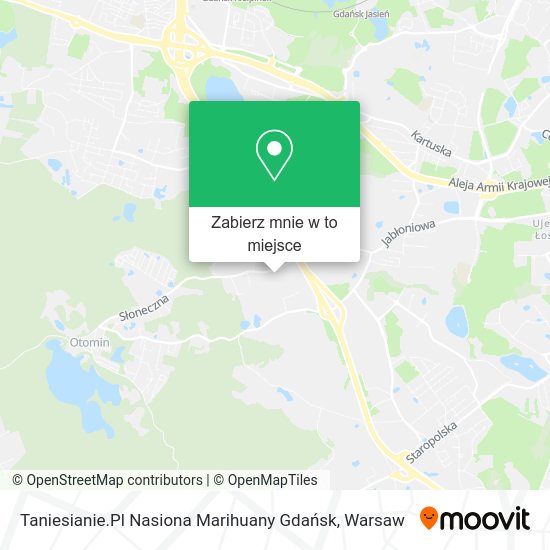 Mapa Taniesianie.Pl Nasiona Marihuany Gdańsk