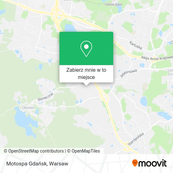 Mapa Motospa Gdańsk