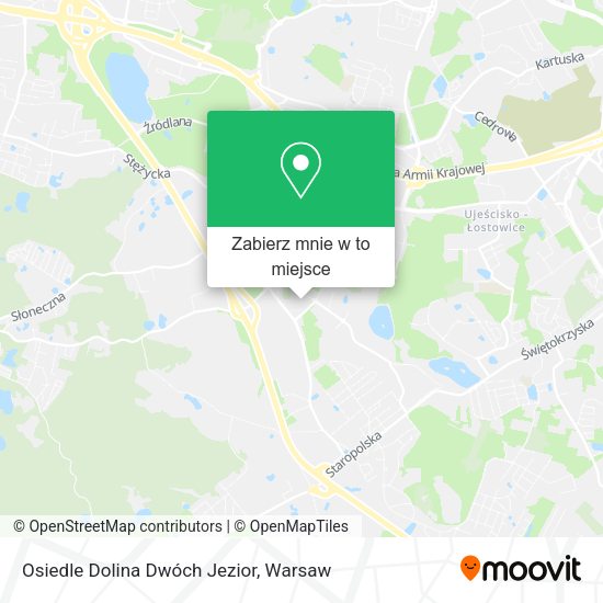 Mapa Osiedle Dolina Dwóch Jezior