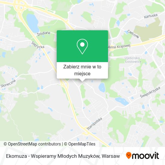 Mapa Ekomuza - Wspieramy Młodych Muzyków