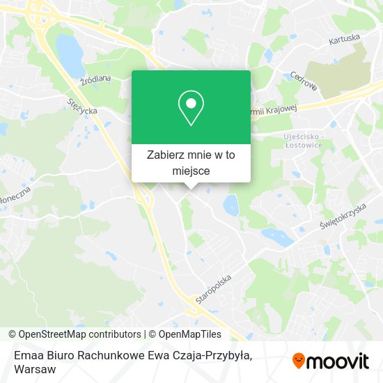 Mapa Emaa Biuro Rachunkowe Ewa Czaja-Przybyła