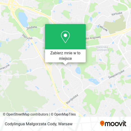 Mapa Codylingua Małgorzata Cody