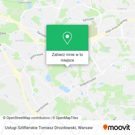 Mapa Usługi Szlifierskie Tomasz Drozdowski