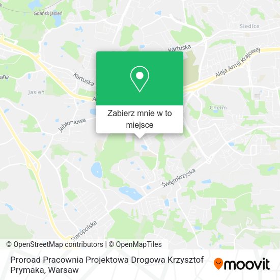 Mapa Proroad Pracownia Projektowa Drogowa Krzysztof Prymaka