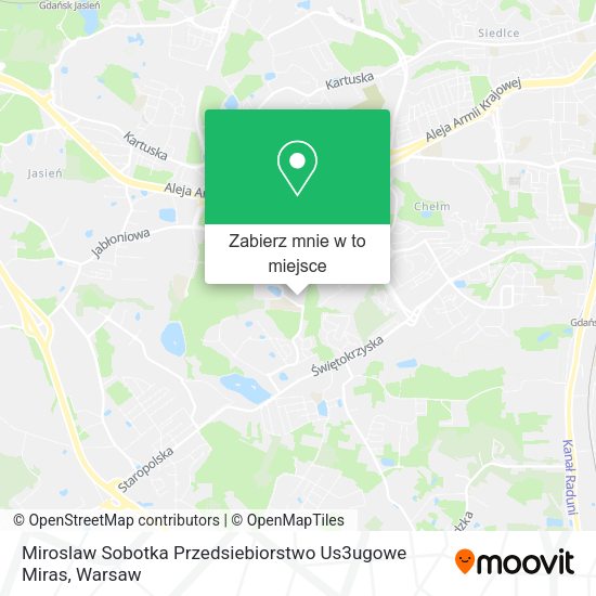 Mapa Miroslaw Sobotka Przedsiebiorstwo Us3ugowe Miras