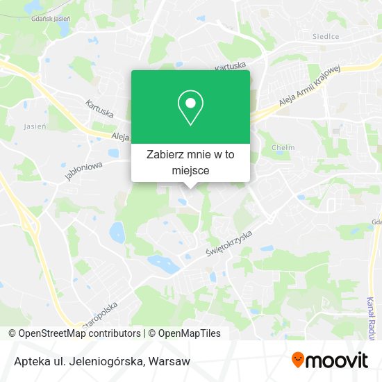 Mapa Apteka ul. Jeleniogórska