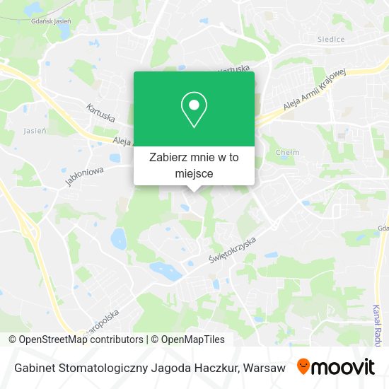 Mapa Gabinet Stomatologiczny Jagoda Haczkur