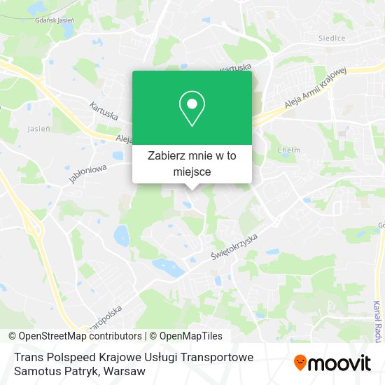 Mapa Trans Polspeed Krajowe Usługi Transportowe Samotus Patryk