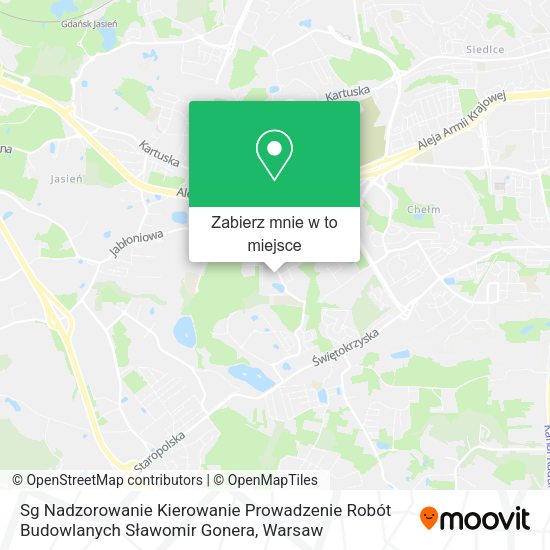 Mapa Sg Nadzorowanie Kierowanie Prowadzenie Robót Budowlanych Sławomir Gonera