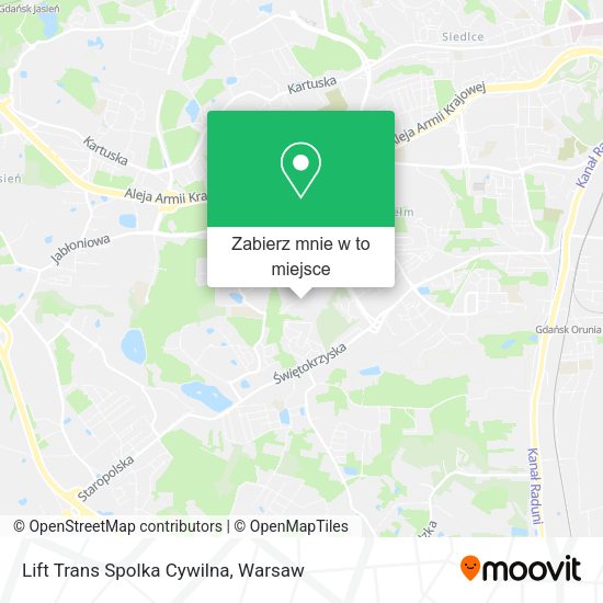 Mapa Lift Trans Spolka Cywilna