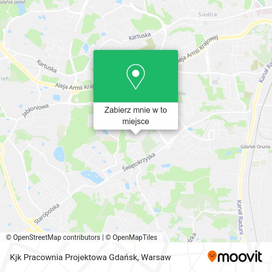 Mapa Kjk Pracownia Projektowa Gdańsk