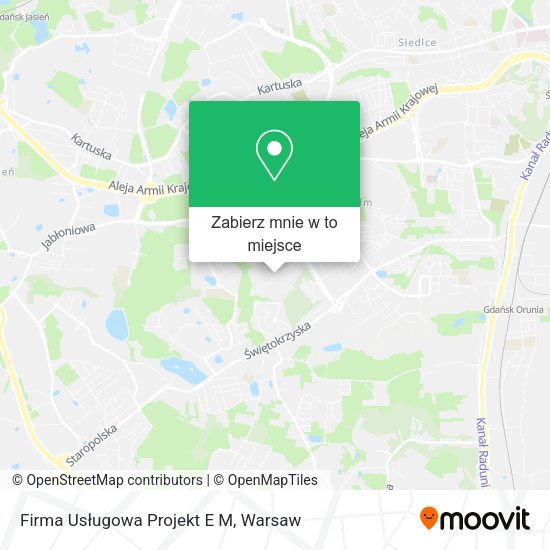 Mapa Firma Usługowa Projekt E M