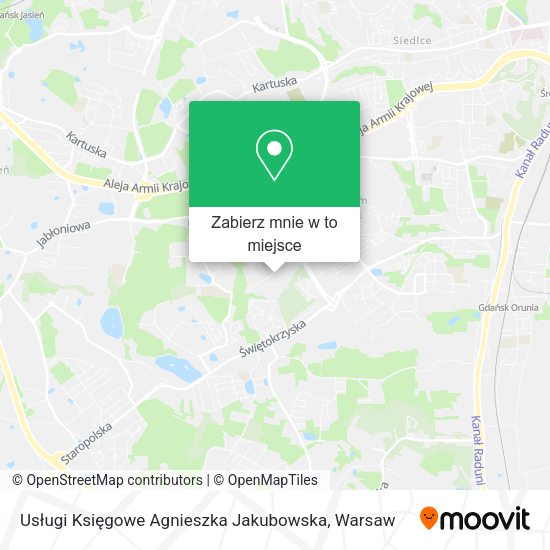 Mapa Usługi Księgowe Agnieszka Jakubowska