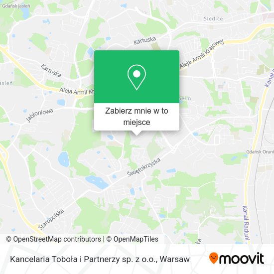 Mapa Kancelaria Toboła i Partnerzy sp. z o.o.