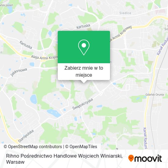 Mapa Rihno Pośrednictwo Handlowe Wojciech Winiarski