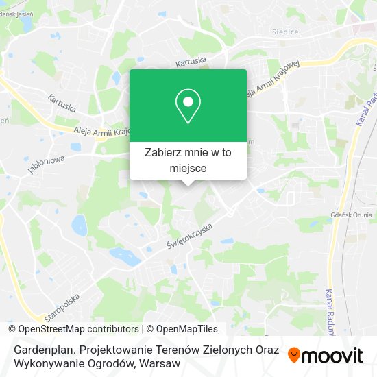 Mapa Gardenplan. Projektowanie Terenów Zielonych Oraz Wykonywanie Ogrodów