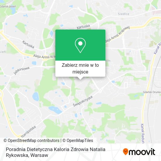 Mapa Poradnia Dietetyczna Kaloria Zdrowia Natalia Rykowska