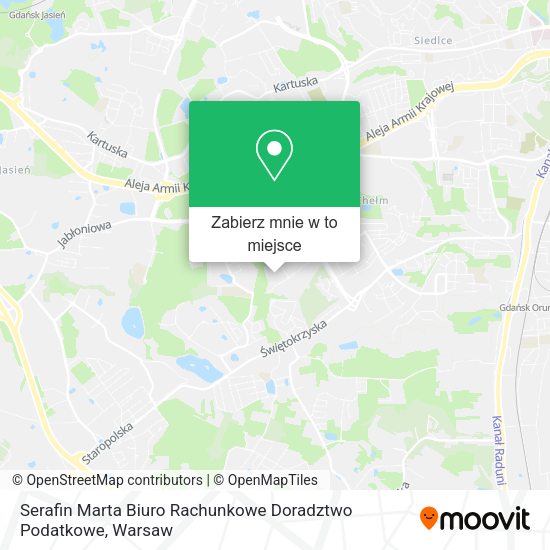 Mapa Serafin Marta Biuro Rachunkowe Doradztwo Podatkowe