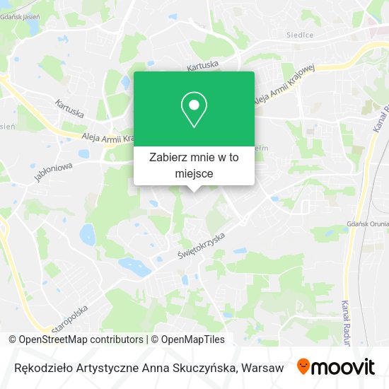 Mapa Rękodzieło Artystyczne Anna Skuczyńska