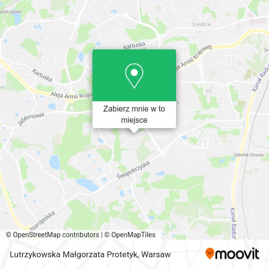 Mapa Lutrzykowska Małgorzata Protetyk