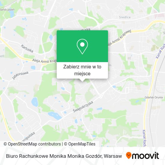 Mapa Biuro Rachunkowe Monika Monika Gozdór