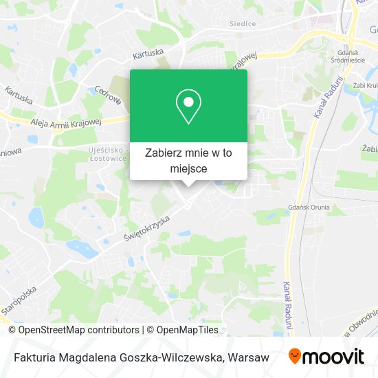 Mapa Fakturia Magdalena Goszka-Wilczewska