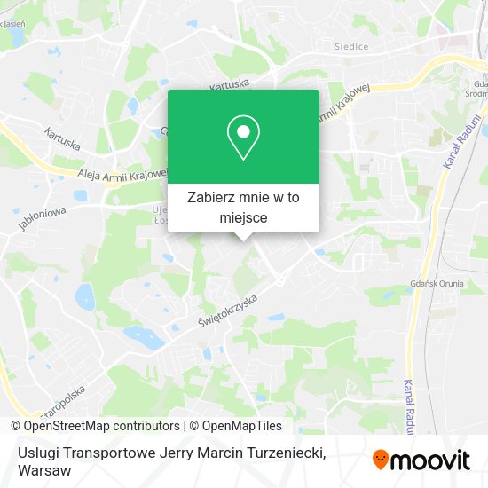 Mapa Uslugi Transportowe Jerry Marcin Turzeniecki