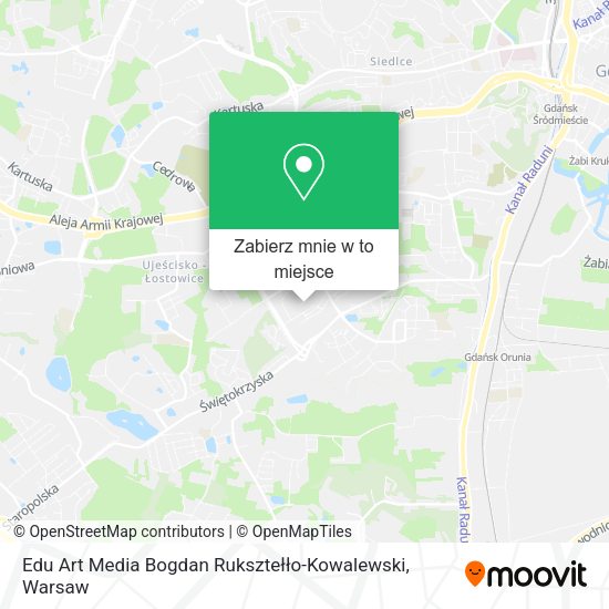 Mapa Edu Art Media Bogdan Ruksztełło-Kowalewski