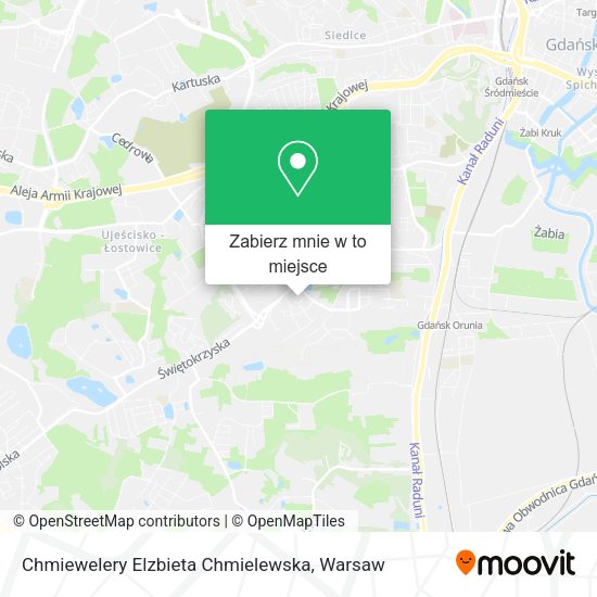 Mapa Chmiewelery Elzbieta Chmielewska