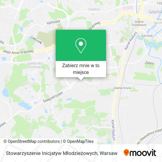 Mapa Stowarzyszenie Inicjatyw Młodzieżowych