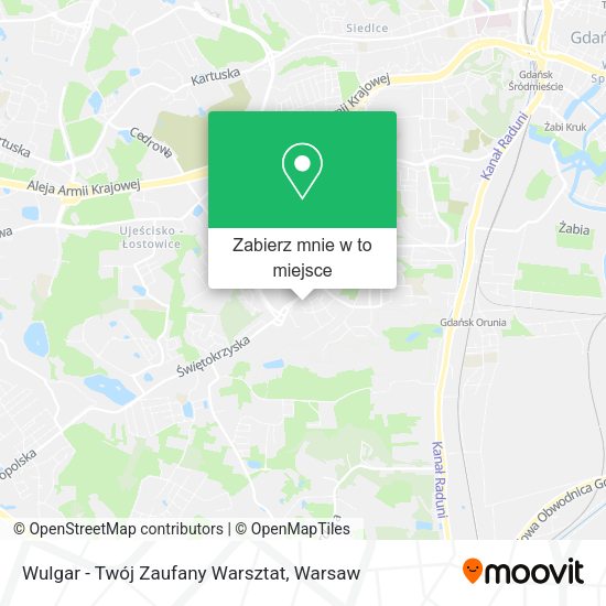 Mapa Wulgar - Twój Zaufany Warsztat