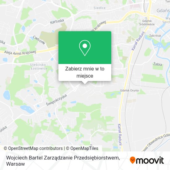 Mapa Wojciech Bartel Zarządzanie Przedsiębiorstwem