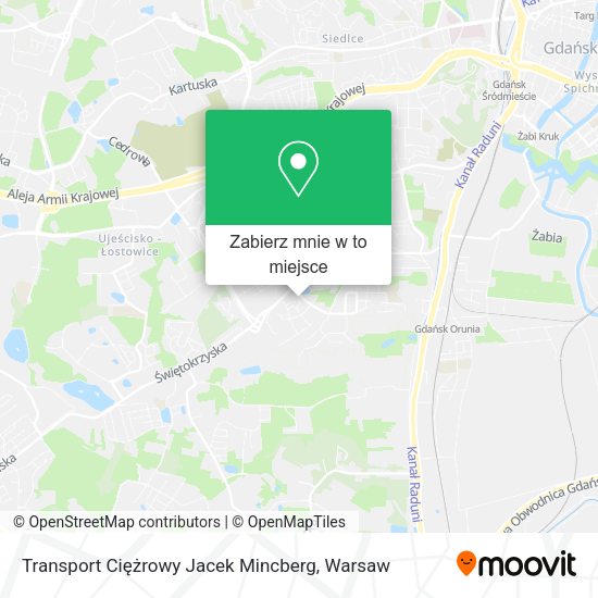 Mapa Transport Ciężrowy Jacek Mincberg