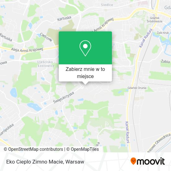 Mapa Eko Cieplo Zimno Macie