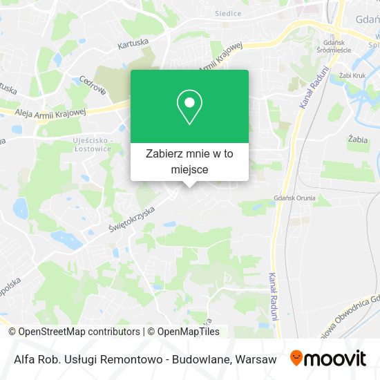 Mapa Alfa Rob. Usługi Remontowo - Budowlane