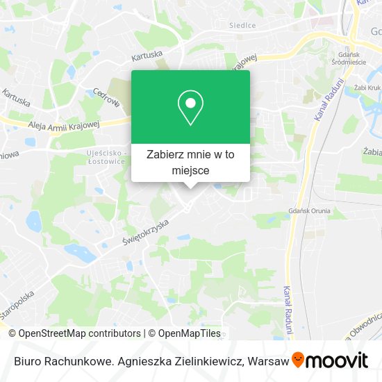 Mapa Biuro Rachunkowe. Agnieszka Zielinkiewicz