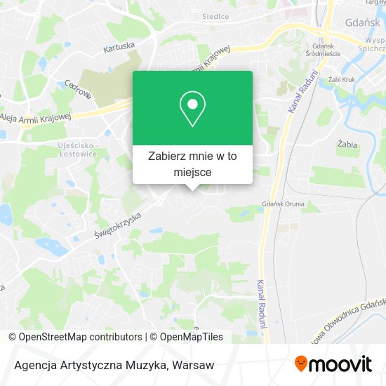 Mapa Agencja Artystyczna Muzyka