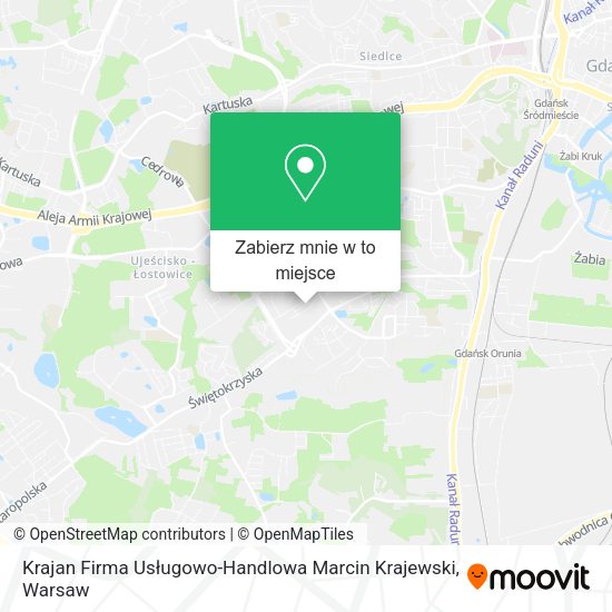 Mapa Krajan Firma Usługowo-Handlowa Marcin Krajewski