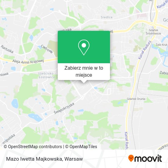 Mapa Mazo Iwetta Majkowska