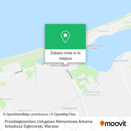 Mapa Przedsiębiorstwo Usługowo Remontowe Arkama Arkadiusz Dąbrowski