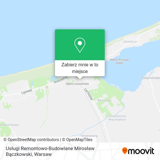 Mapa Usługi Remontowo-Budowlane Mirosław Bączkowski