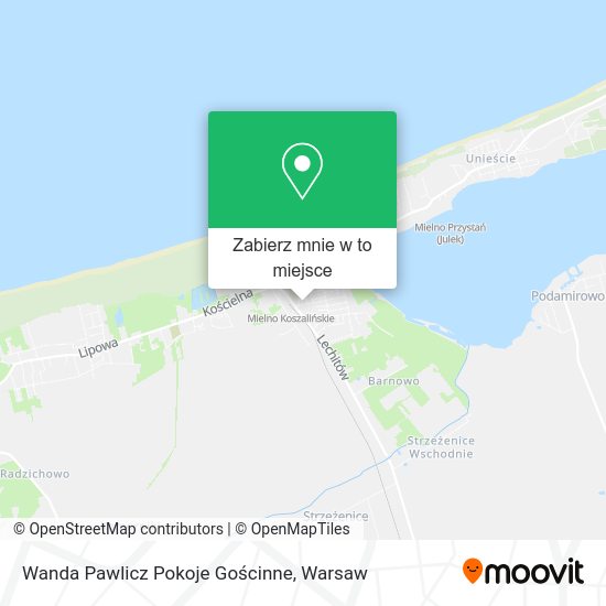 Mapa Wanda Pawlicz Pokoje Gościnne