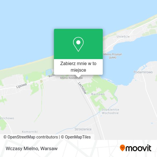 Mapa Wczasy Mielno