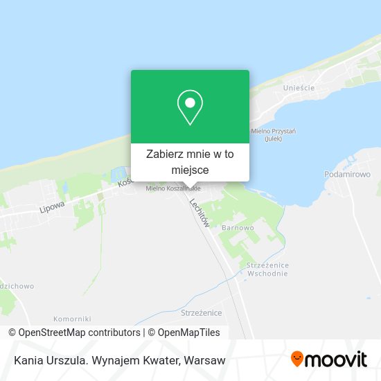 Mapa Kania Urszula. Wynajem Kwater