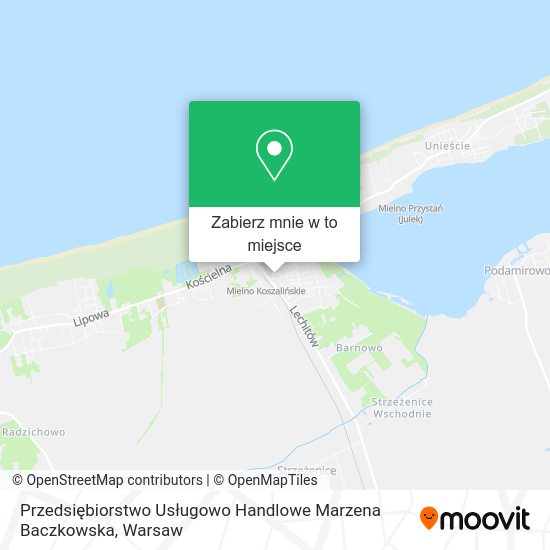 Mapa Przedsiębiorstwo Usługowo Handlowe Marzena Baczkowska