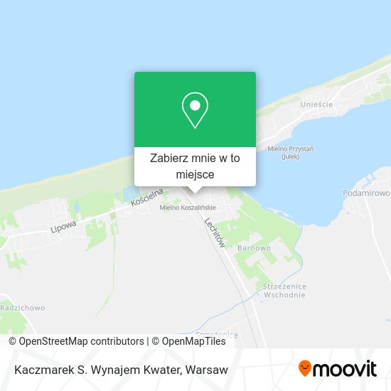 Mapa Kaczmarek S. Wynajem Kwater