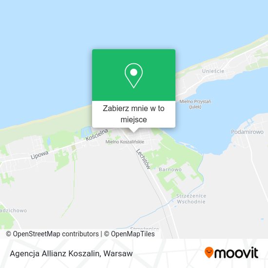 Mapa Agencja Allianz Koszalin